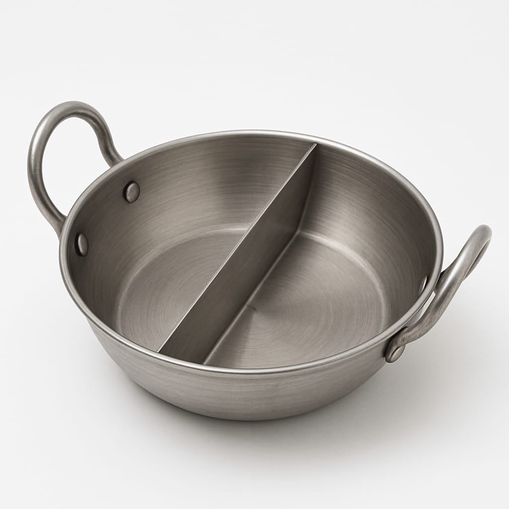 कड़ाही - एक बर्तन, दो सब्जी